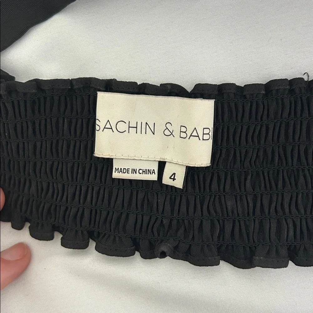 Sachin + Babi Black Crop Top - Picture 4 of 5